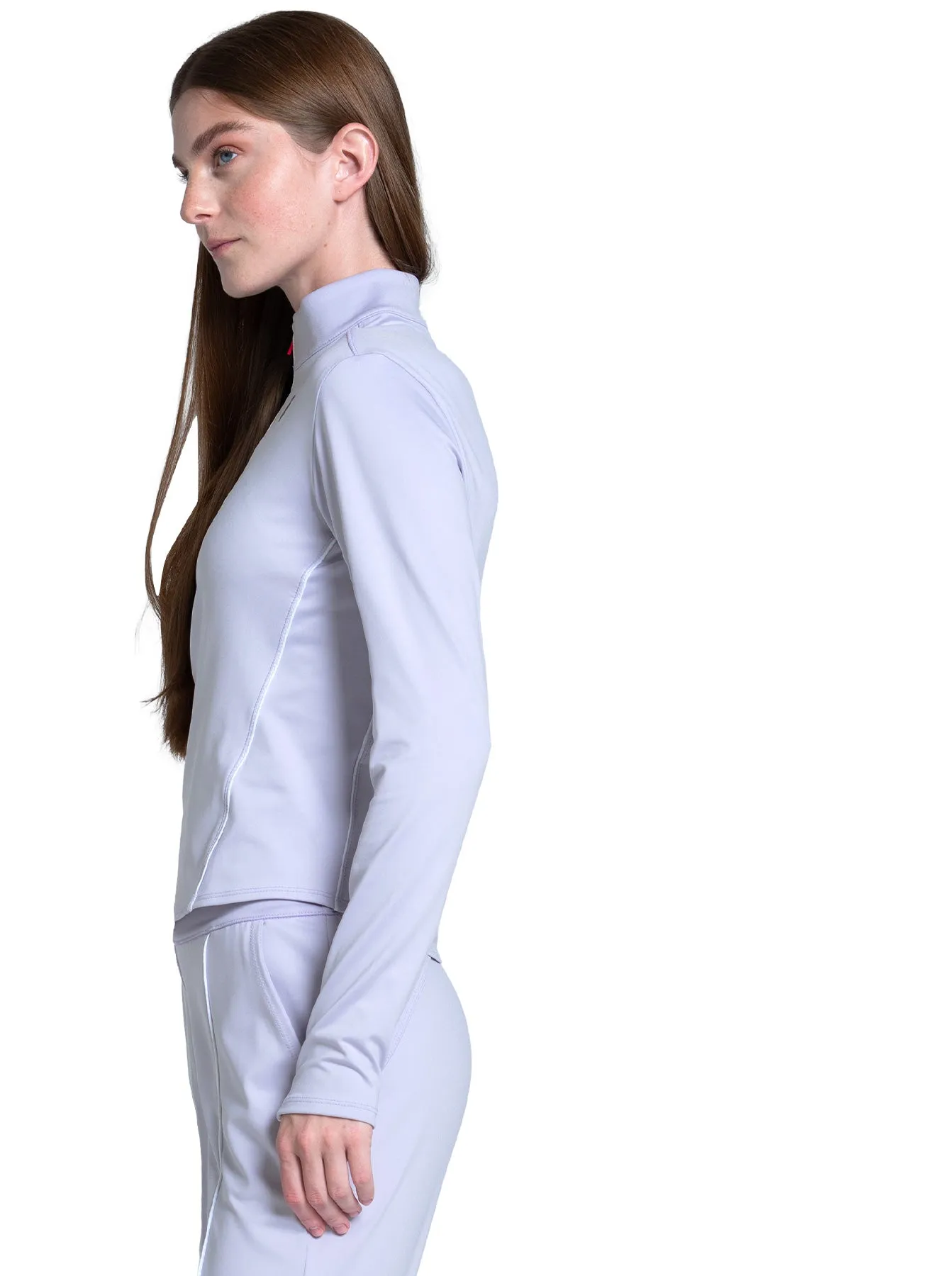 Garment Washed Softness NonIrritating Edge 1/4 Zip Long Sleeve