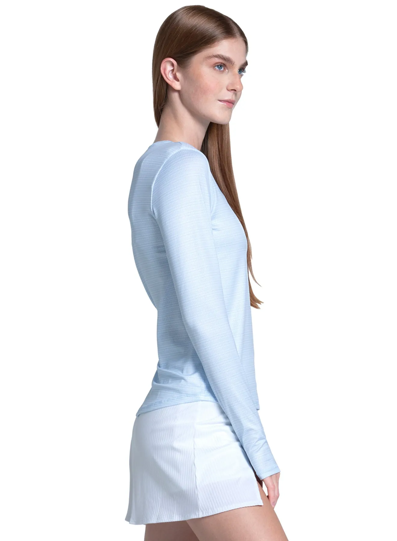 Action Long Sleeve Tencel Blend Fabric ZipClosure