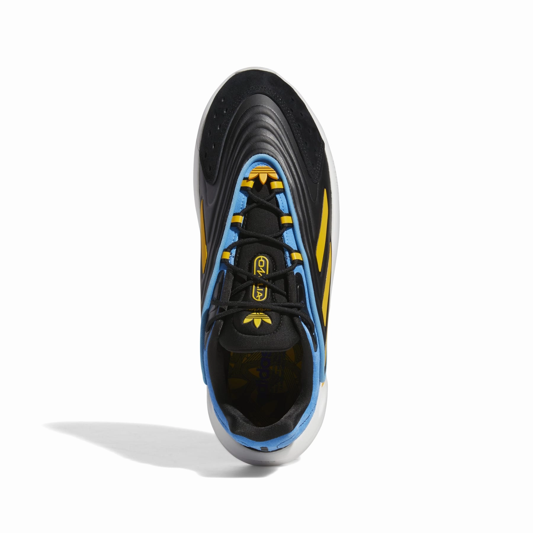 ADIDAS FZ5881 OZELIA MN'S (Medium) Black/Gold/Blue Synthetic Running Shoes