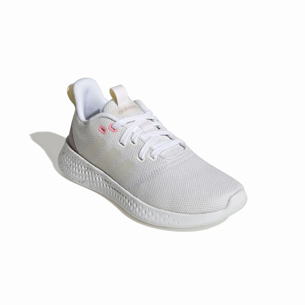 ADIDAS GV8930 PUREMOTION WMN'S (Medium) White/White/Purple Metallic Textile Running Shoes