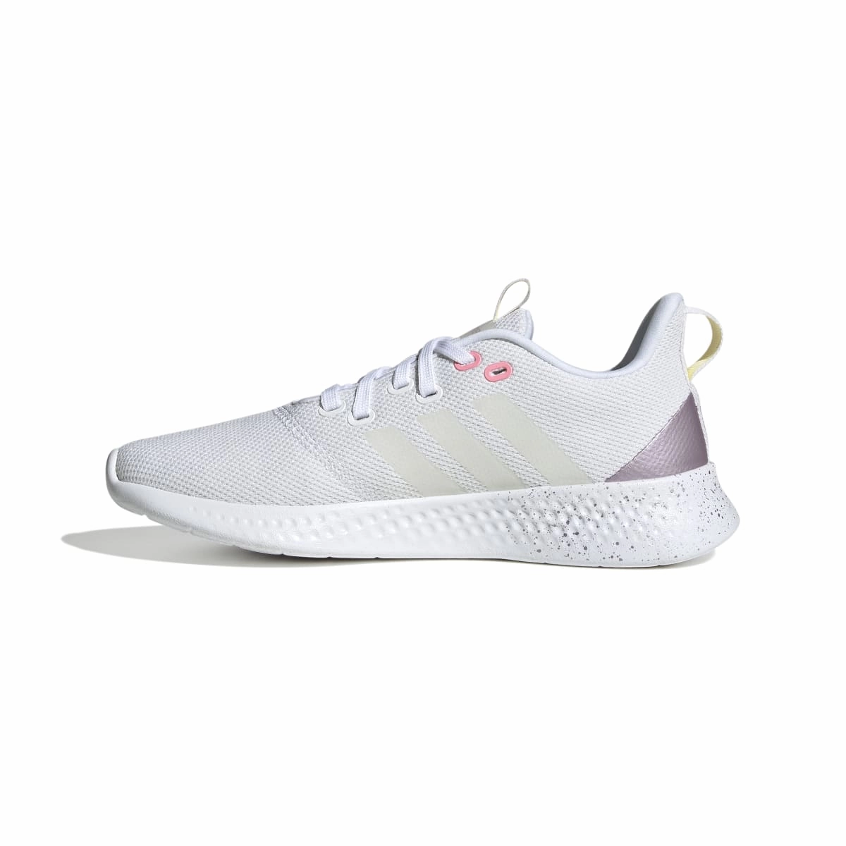 ADIDAS GV8930 PUREMOTION WMN'S (Medium) White/White/Purple Metallic Textile Running Shoes