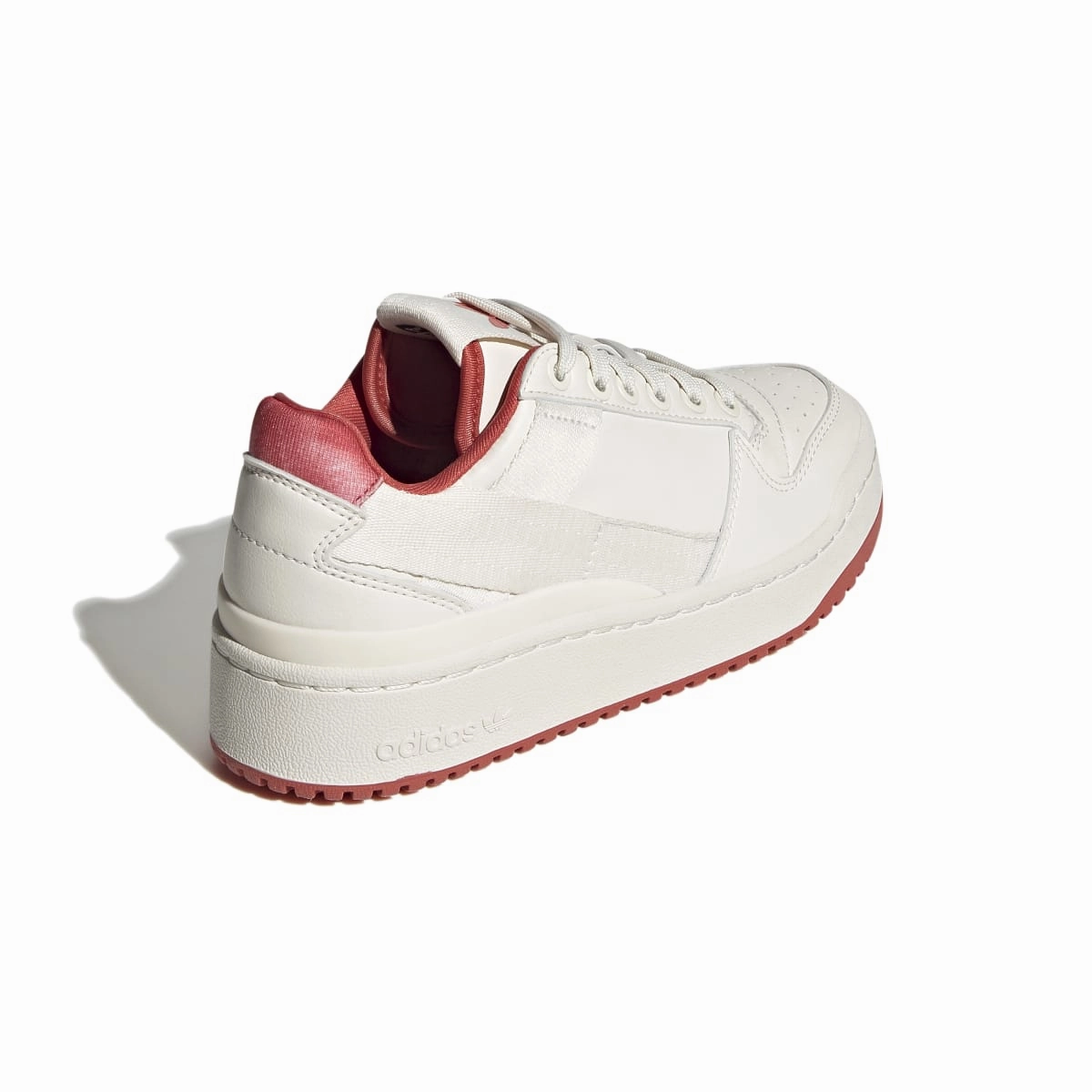 ADIDAS GX7292 FORUM BOLD JR'S (Medium) White/White/Red Synthetic Lifestyle Shoes