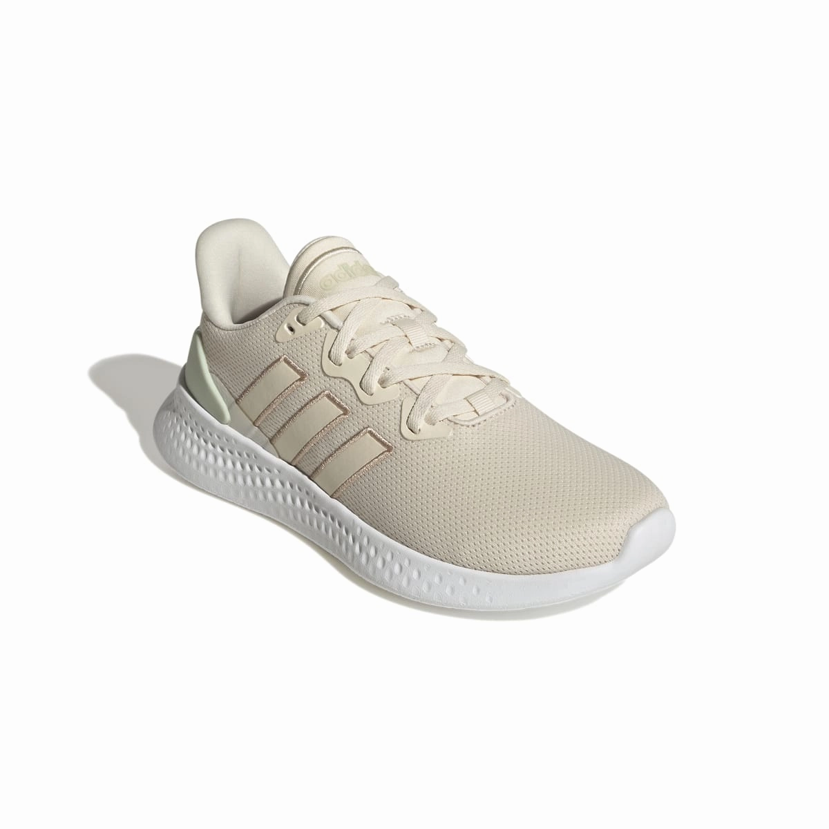 ADIDAS GZ6773 PUREMOTION SE WMN'S (Medium) White/Beige/Green Textile Running Shoes