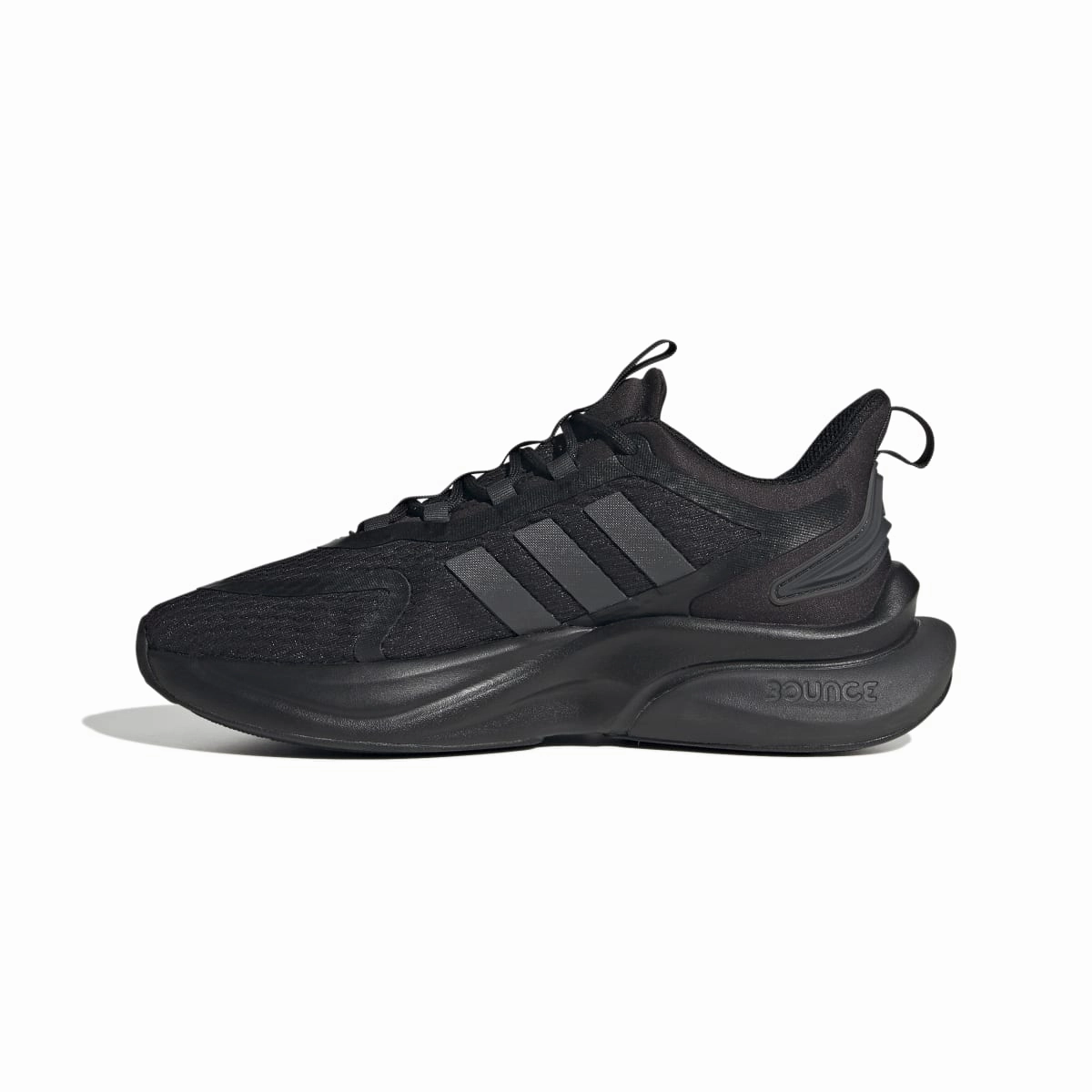 ADIDAS HP6149 ALPHABOUNCE  WMN'S (Medium) Black/Carbon/Gold Mesh Running Shoes
