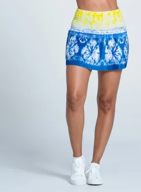 Classic Design Shibori Wave Skirt-14"