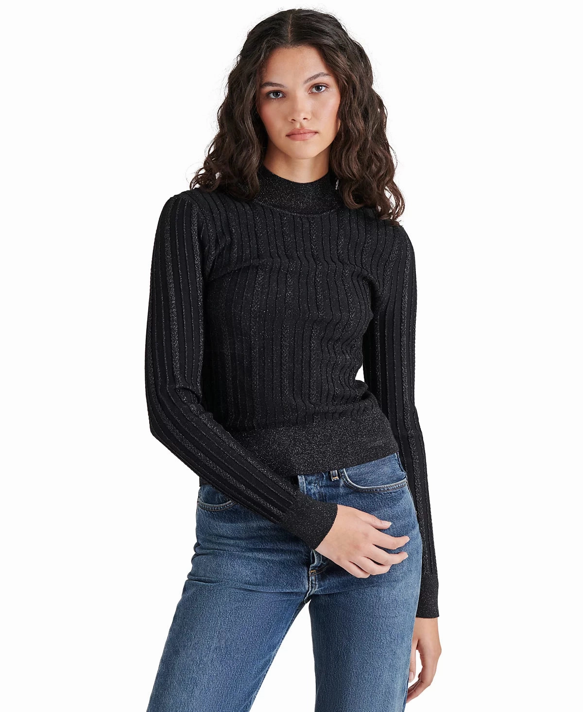 UltraSoft Lining Multi Pocket Functional Design Pamela Sweater in Black