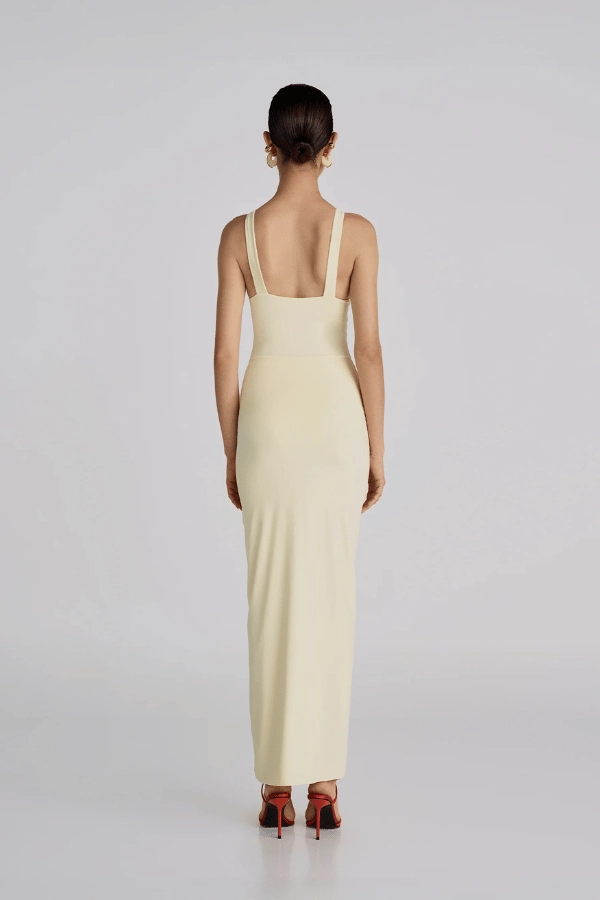 Alquimia Maxi Dress Vanilla Handmade NonIrritatingLining