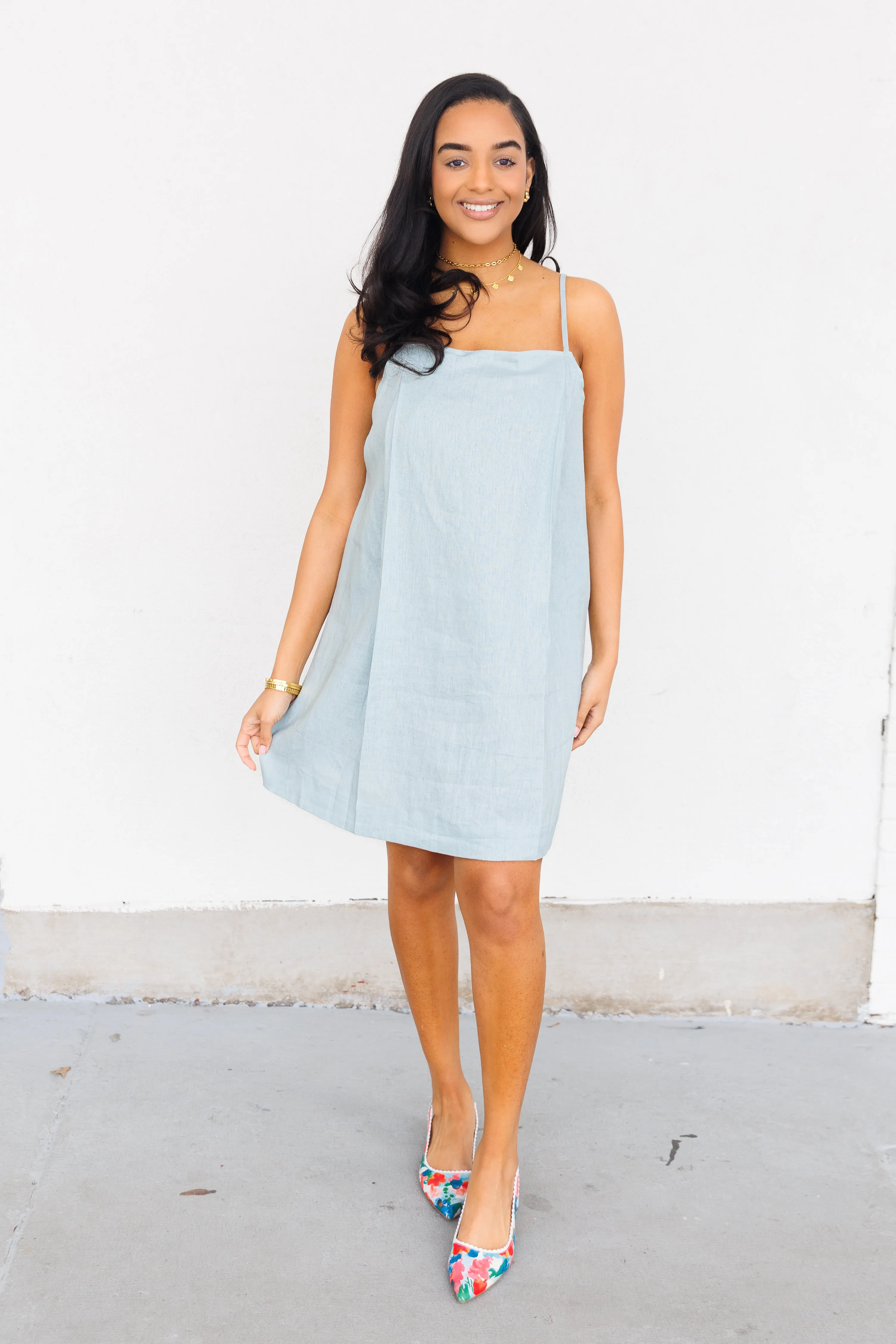 ANDIE LINEN MINI DRESS Work Ease