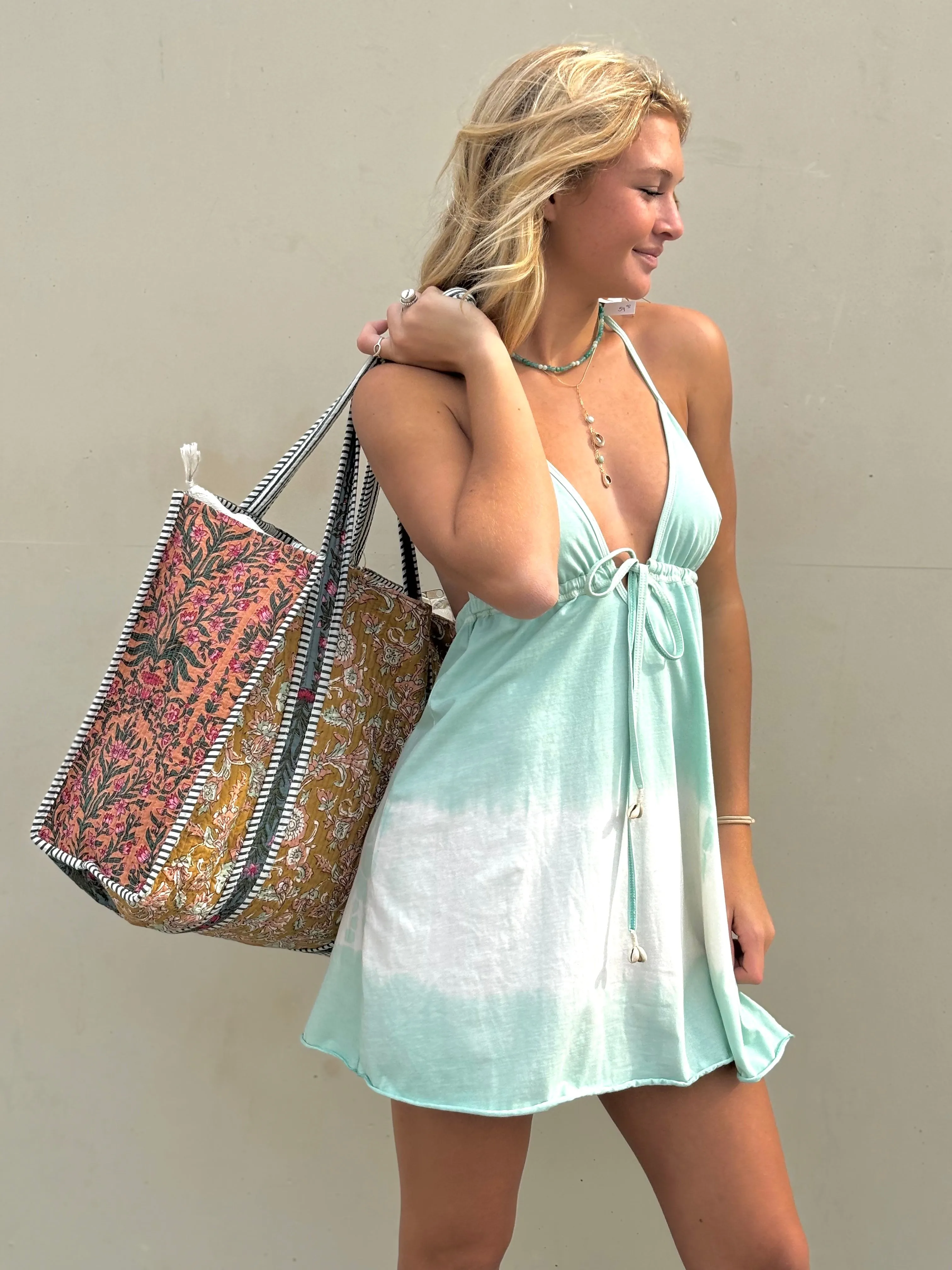 packable Versatile Fit Sea Side Mini Dress