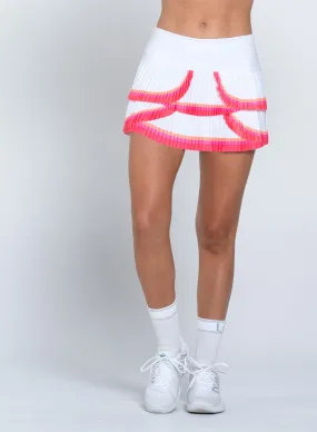 Body Fit Tropical Crush Pleated Skirt