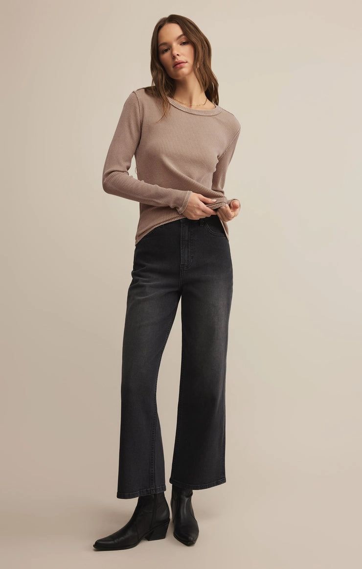 ReflectiveDetails AthleticInspired Arlet Mini Thermal Top Desert in Tan