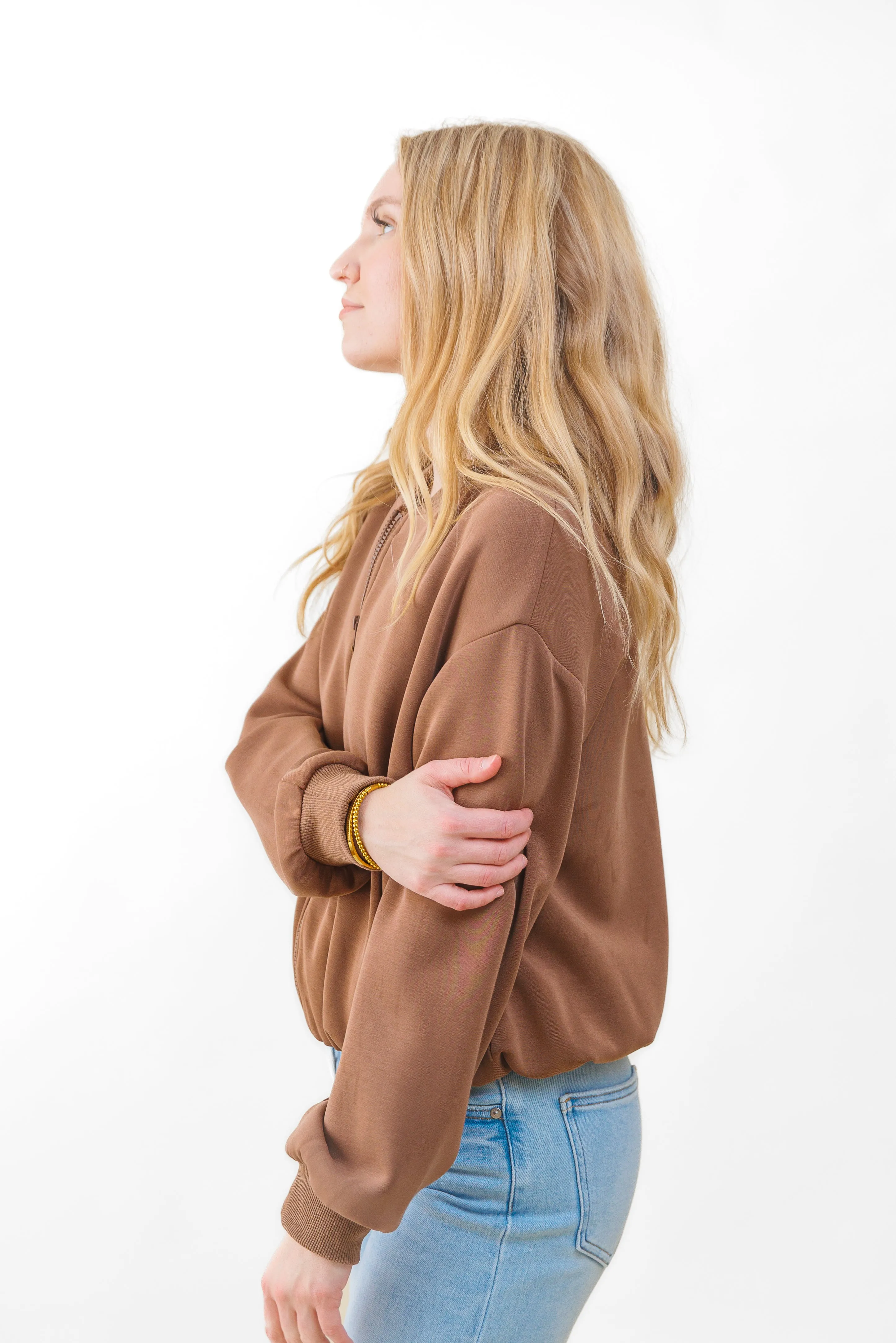 Simple Style Minimalist Aesthetic LUCY BOMBER JACKET