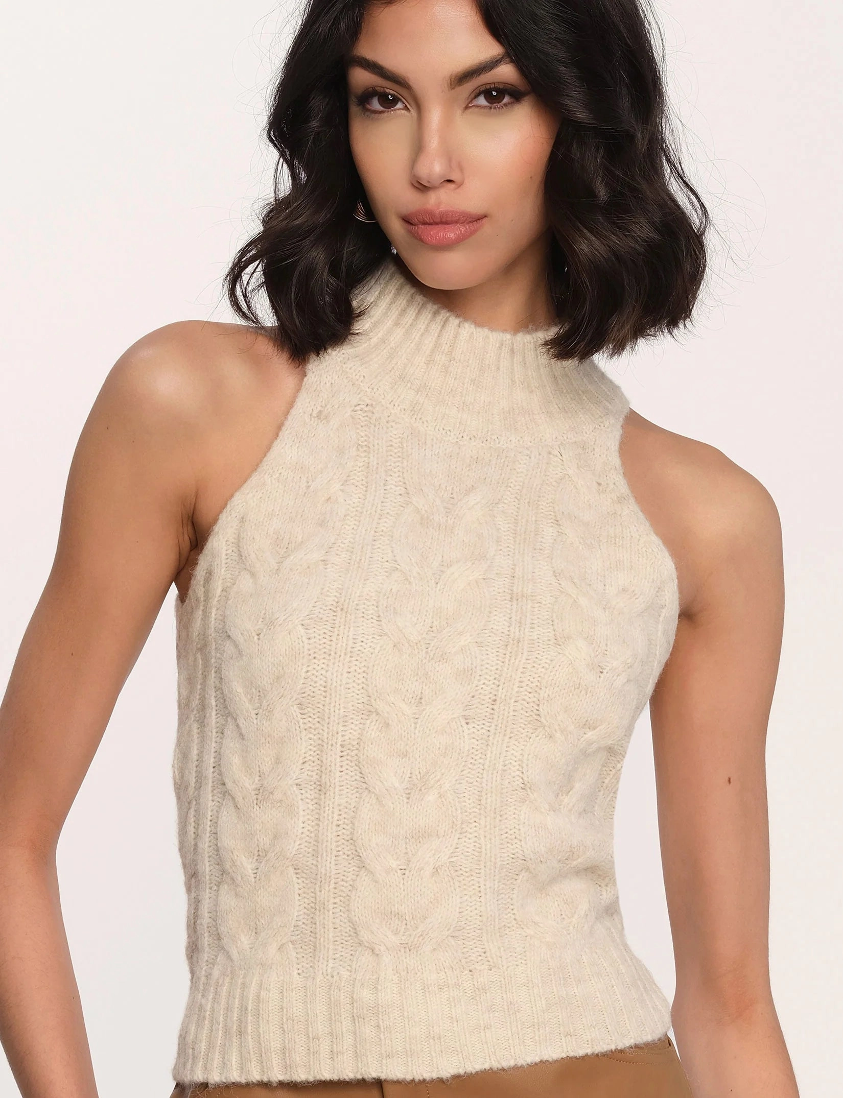 Francisco Tank in Oat PlushLining Reflective Detailing