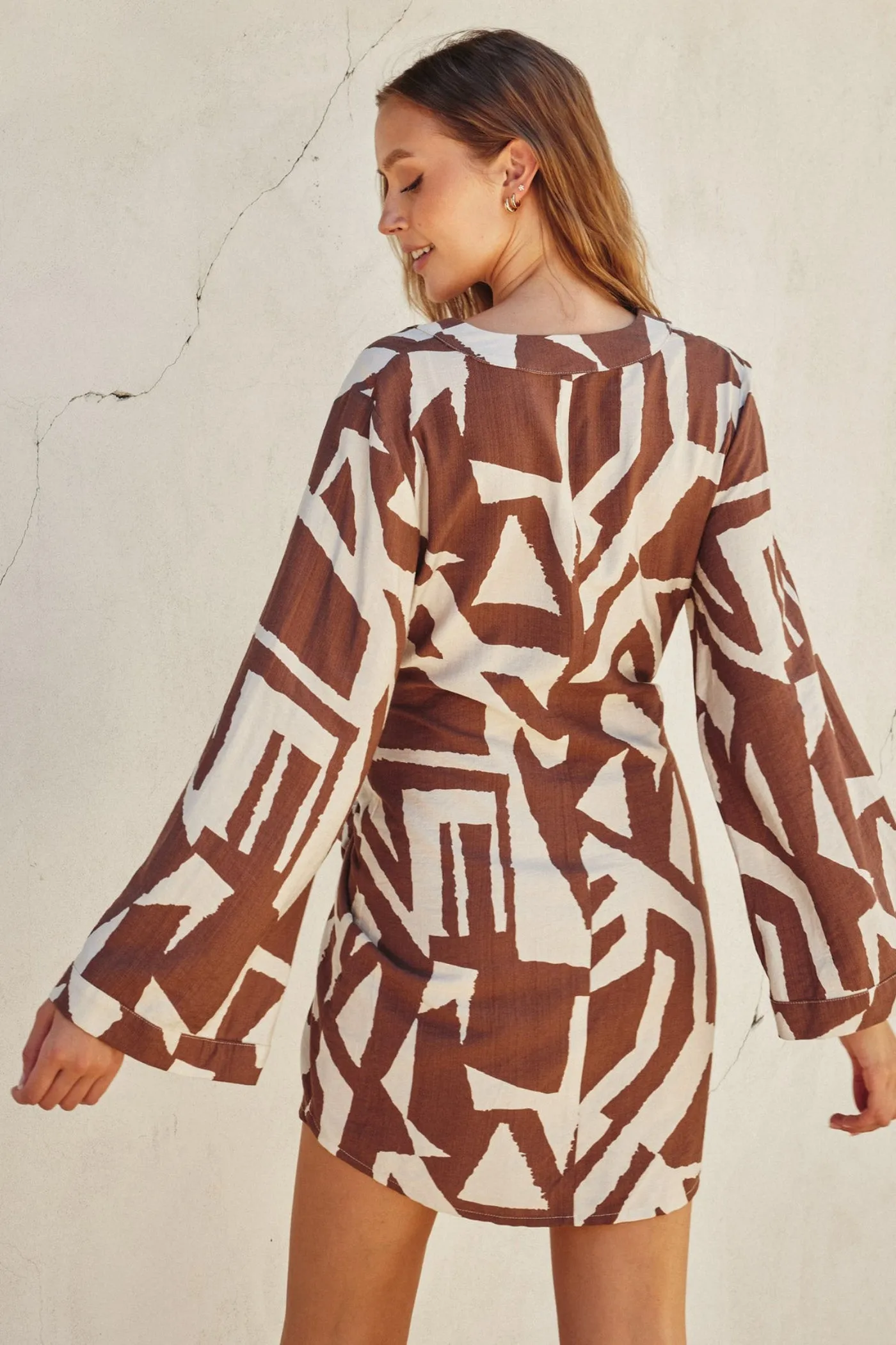 ANYA WRAP MINI DRESS Versatile Comfort Wear Romantic date dress