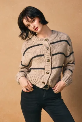 Warm Hoodie AUDREY BUTTON DOWN CARDIGAN