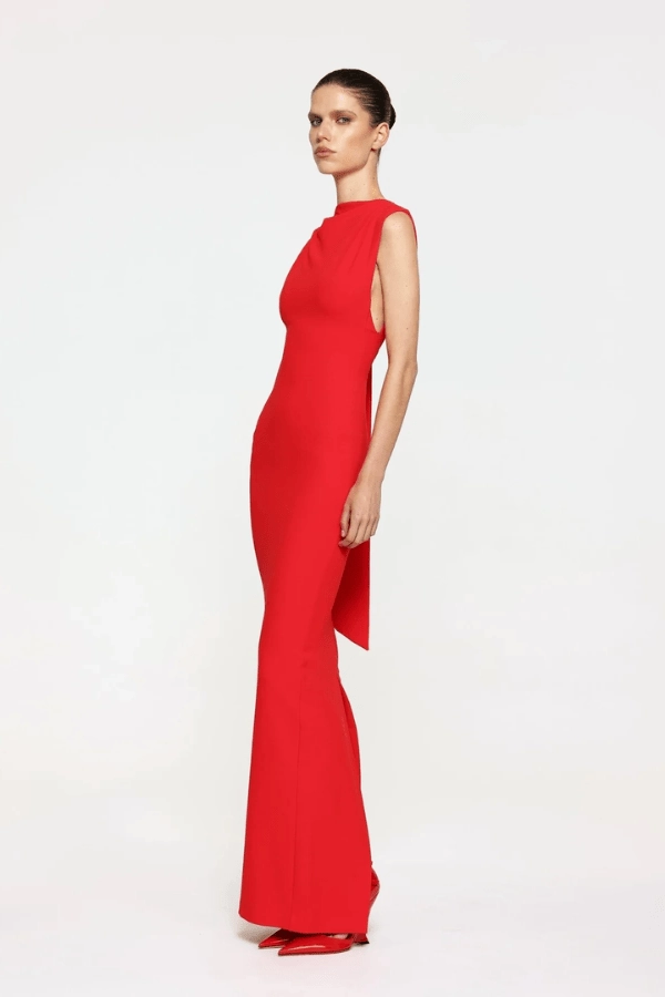 Stylish Appeal Audrey Gown Cherry Red