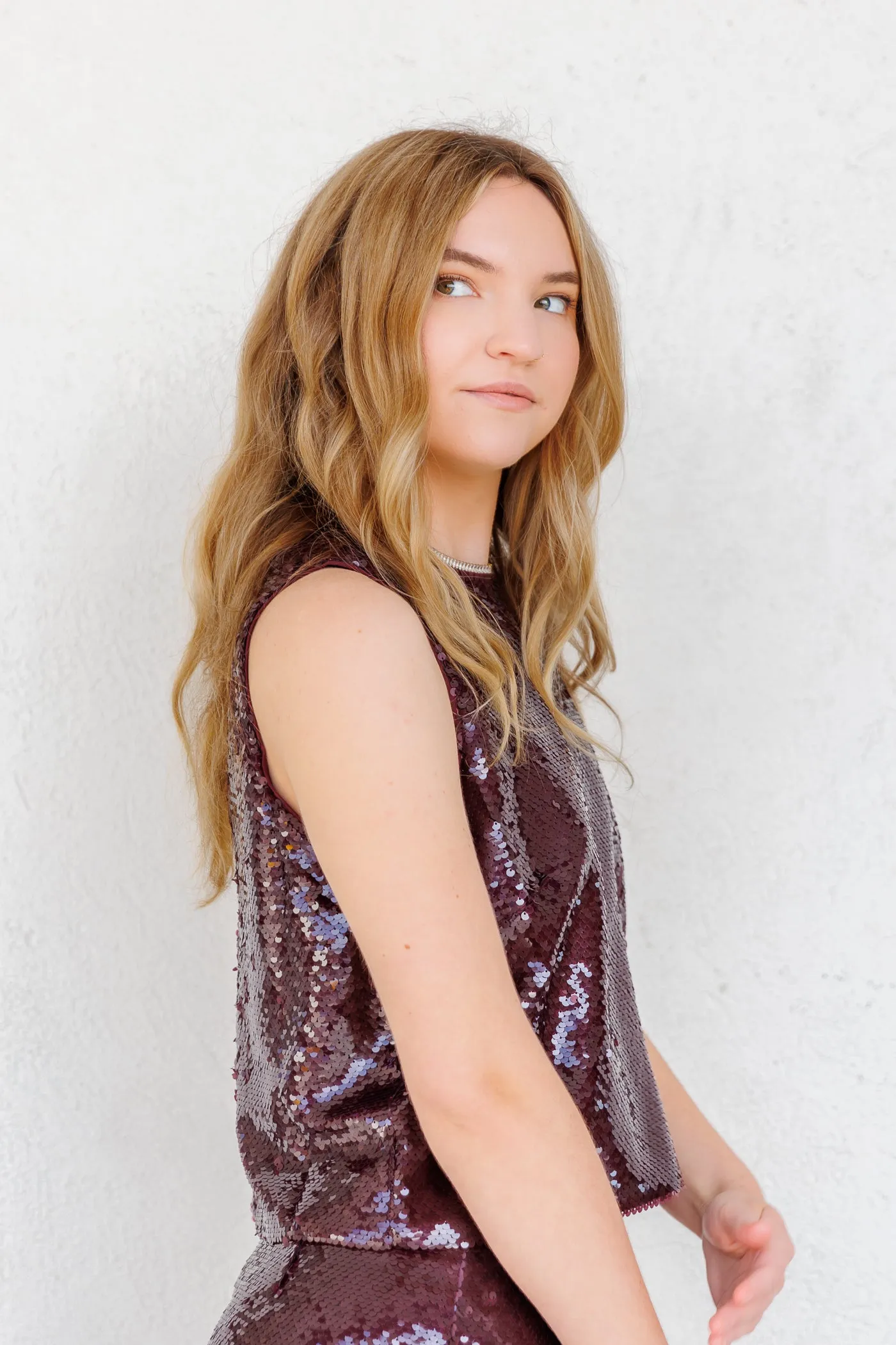 NonChafingTrim AURORA SEQUIN TOP