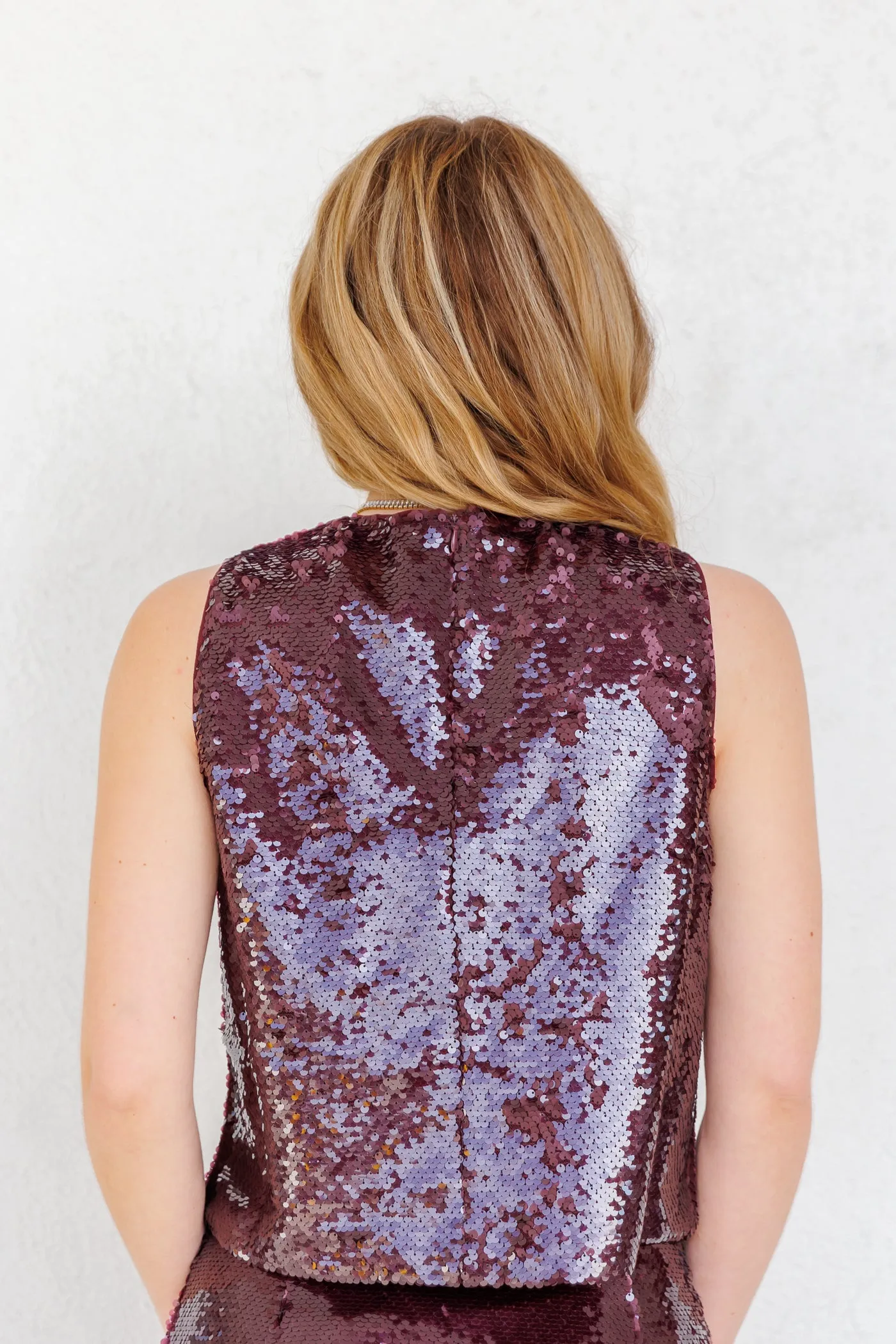 AURORA SEQUIN TOP StretchKnit