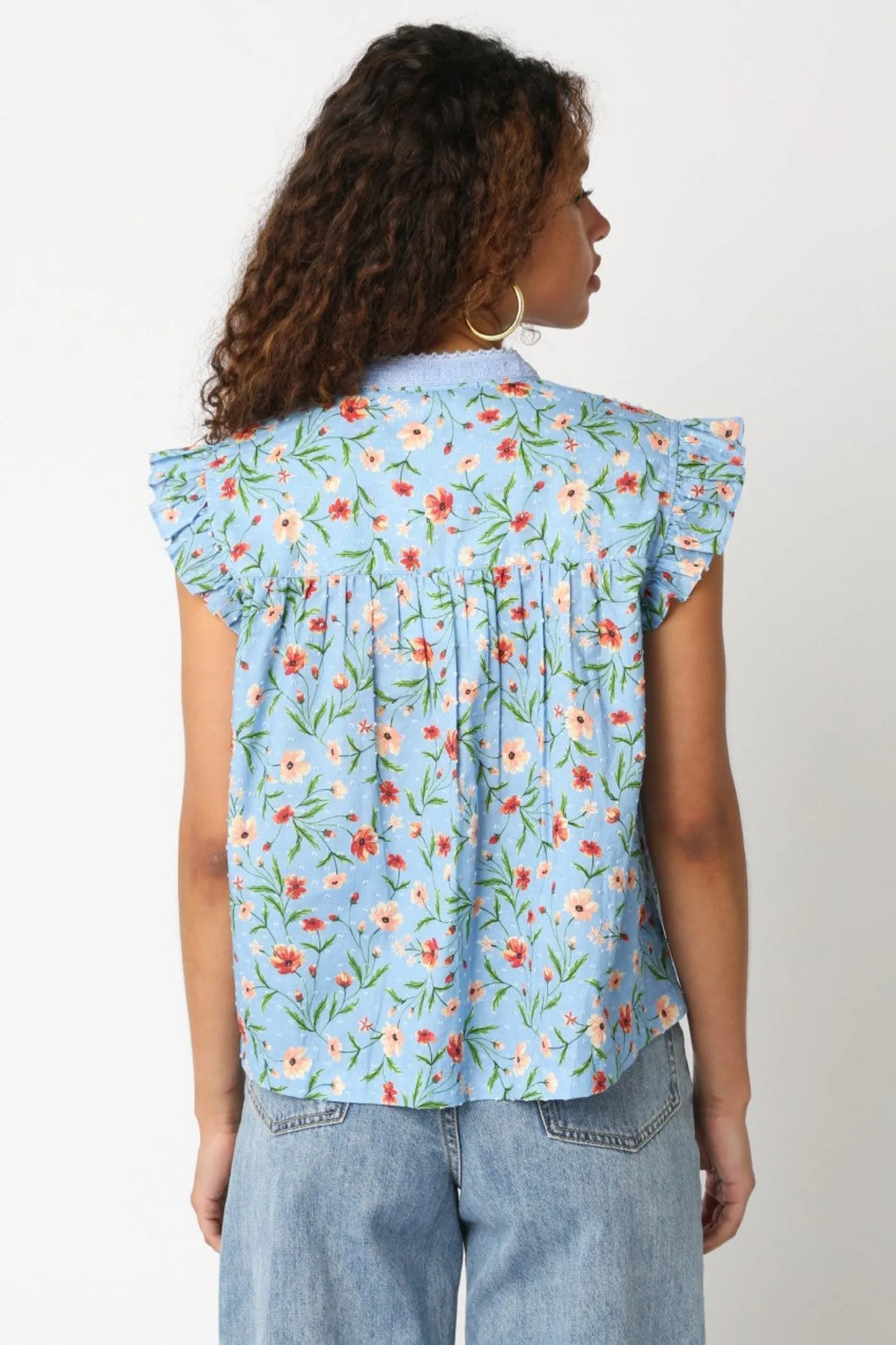 Cool Fabric AYLEN COTTON FLORAL TOP
