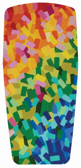 Baggins Original Heather Travis Low Top Rainbow Confetti