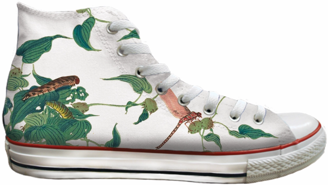 Baggins Original Hi Top Botanical Dragonfly
