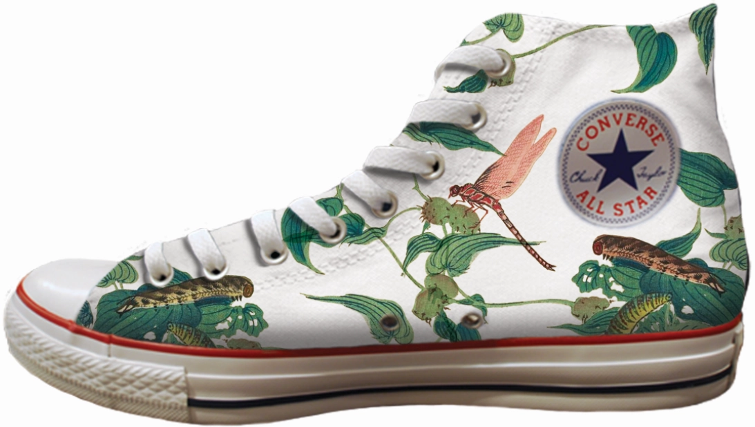 Baggins Original Hi Top Botanical Dragonfly
