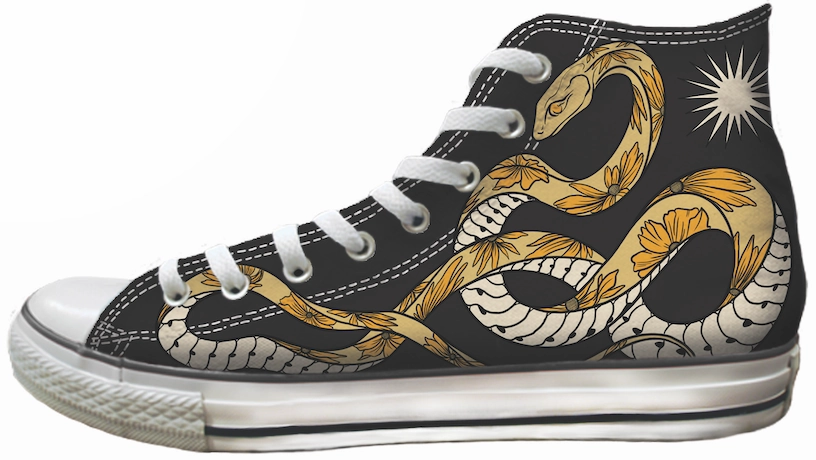 Baggins Original Hi Top Cate Webb Summer Ghosts