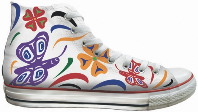 Baggins Original Hi Top Jamin Zuroski Fly High Butterfly