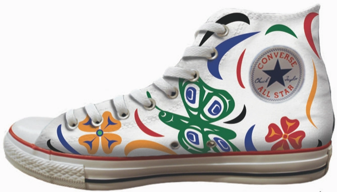 Baggins Original Hi Top Jamin Zuroski Fly High Butterfly