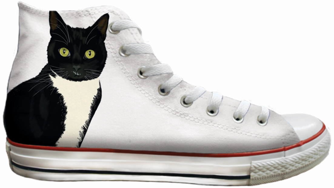 Baggins Original Hi Top Tuxedo Cat