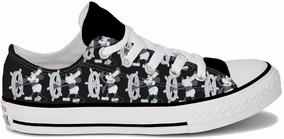 Baggins Original Low Top Steamboat Willie