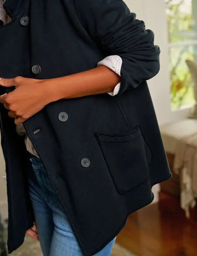 Double Layered Hood Belfast Sweatshirt English Peacoat British Royal Navy