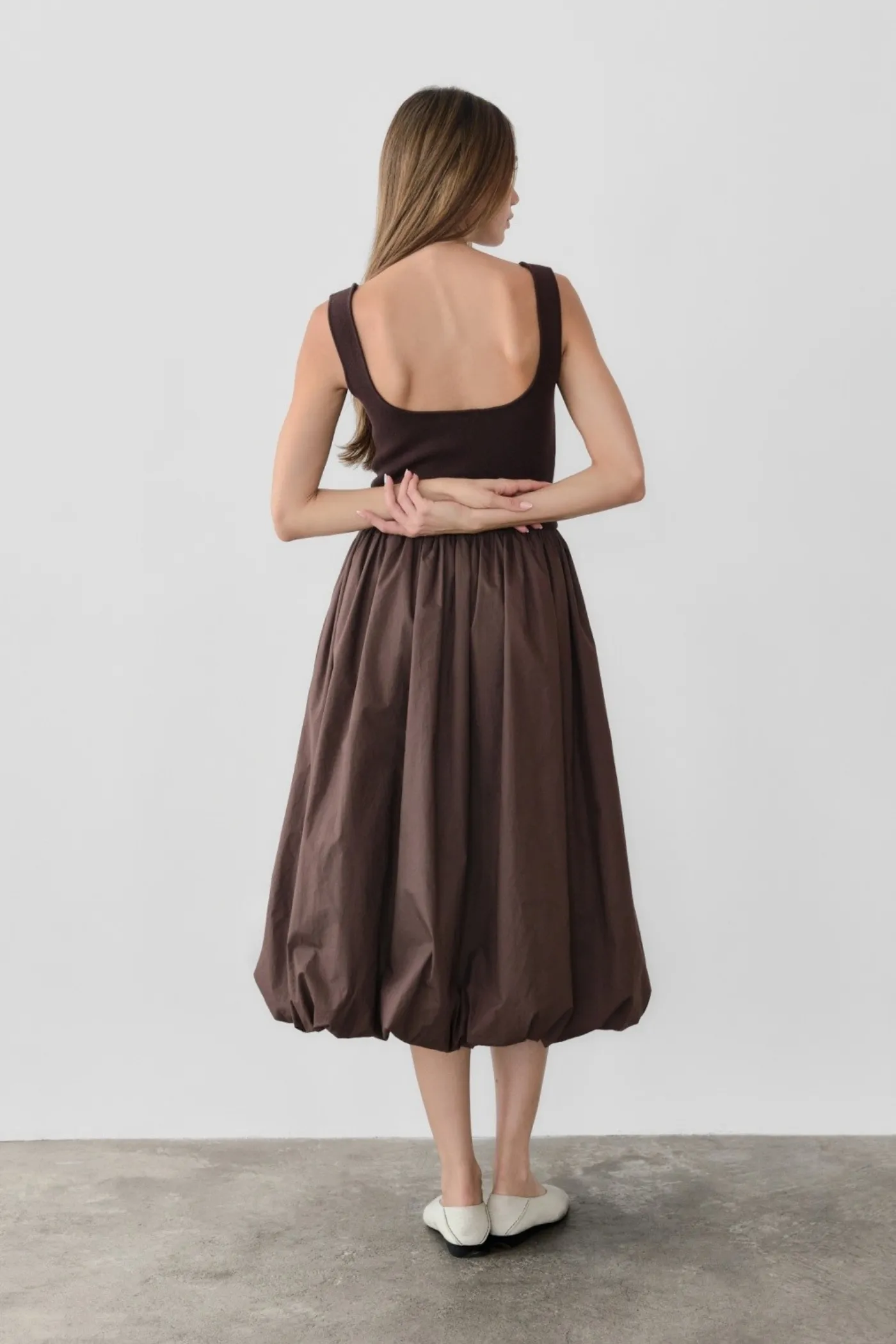 Breezy Mood Smart Texture BELLA MIDI DRESS