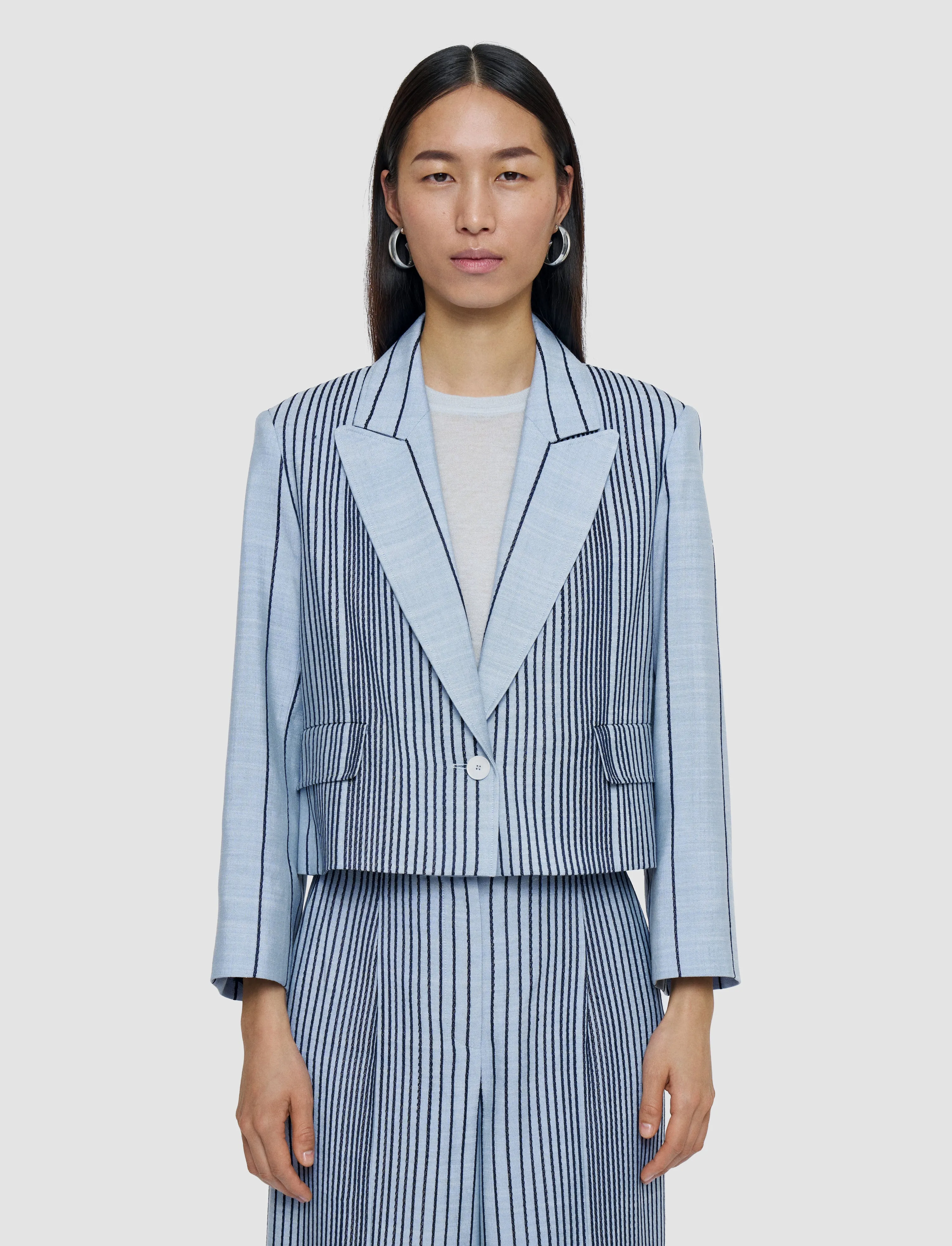 Innovate size - inclusive Berlier Embroidered Stripes Jacket
