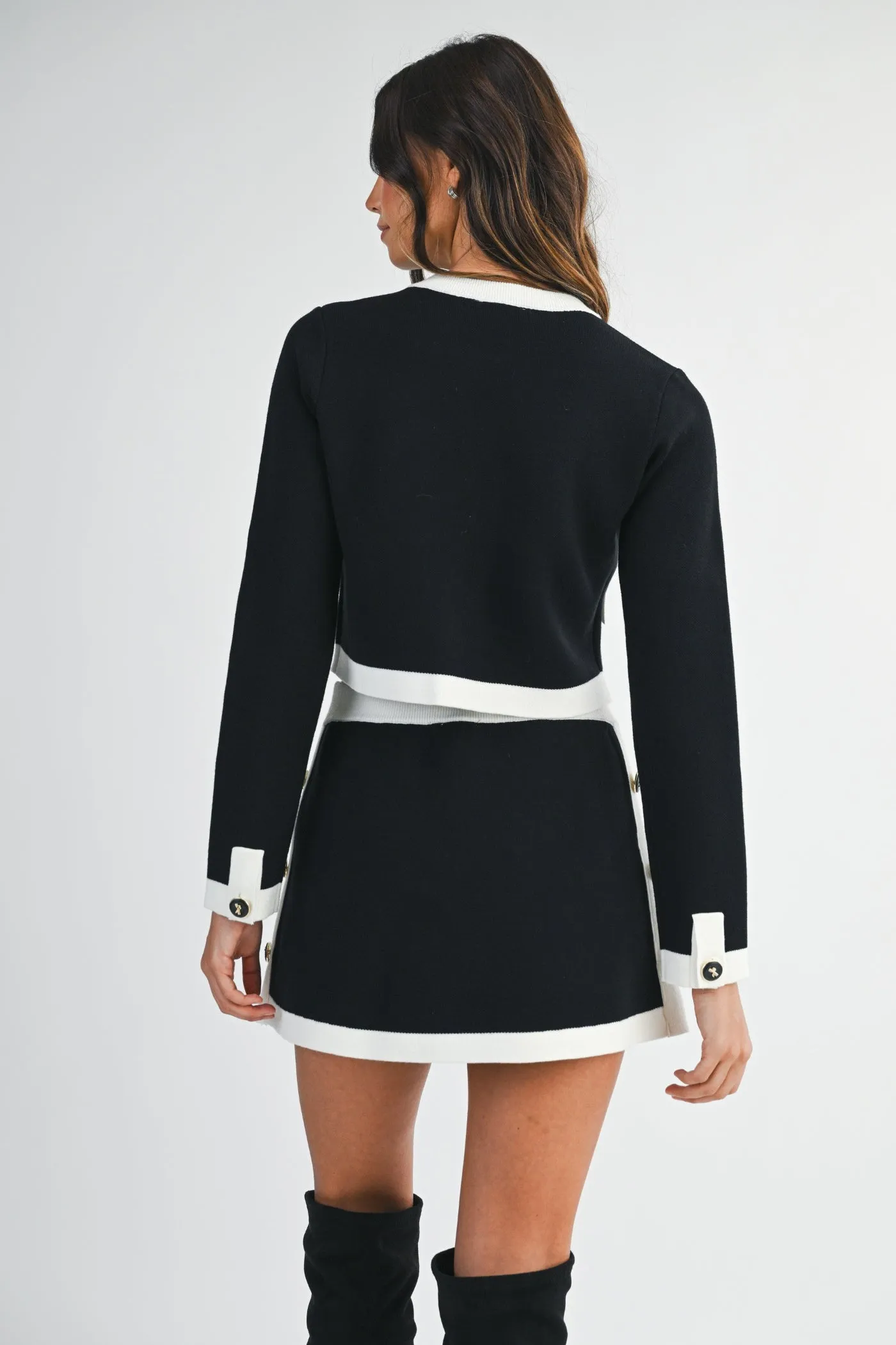 BLAIR KNIT MINI SKIRT Streetwear Look Casual Edge