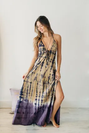 Blueberry Maxi Dress Sophisticated Vibe