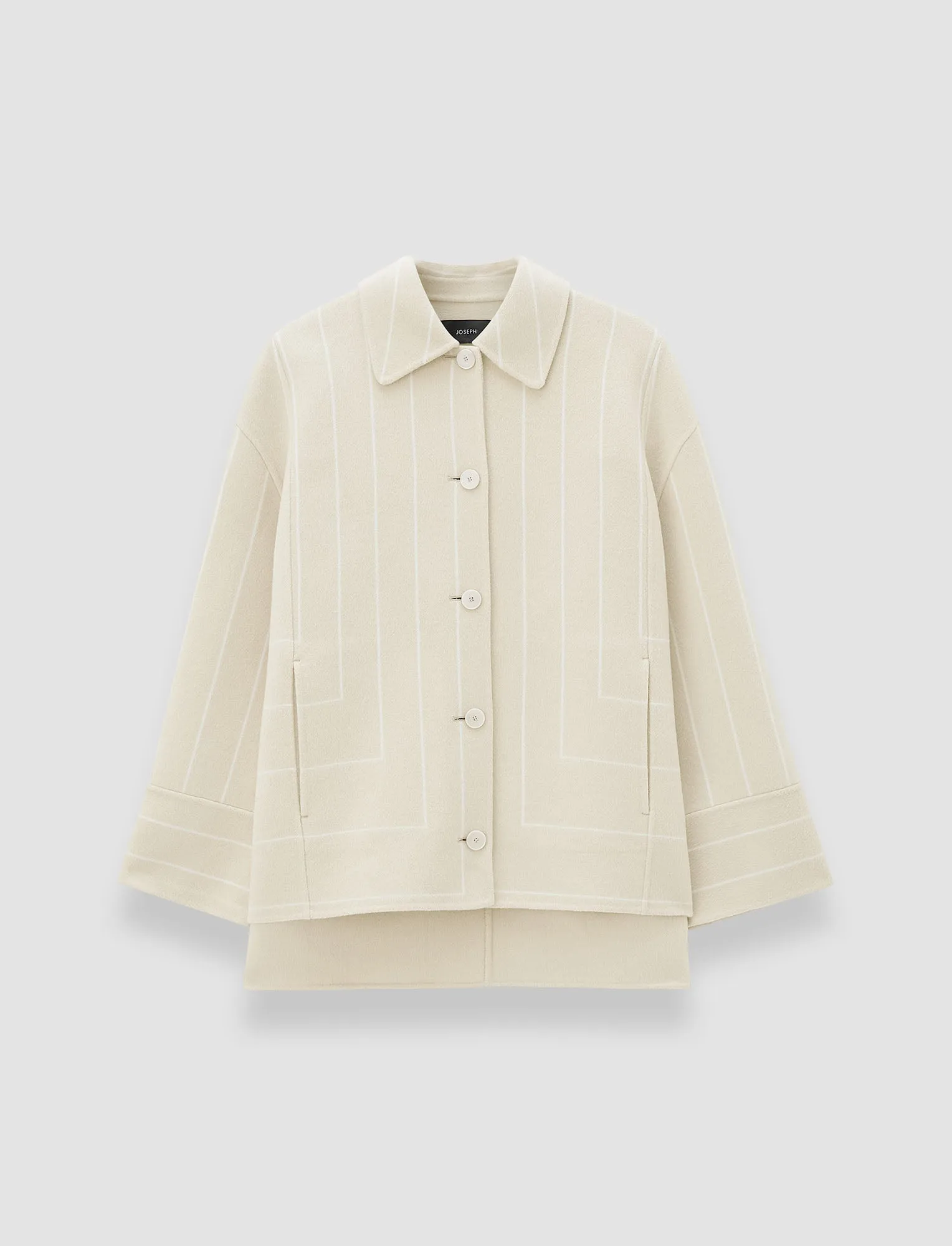 Performance Fit Molitor Geometric Double Face Wool Coat