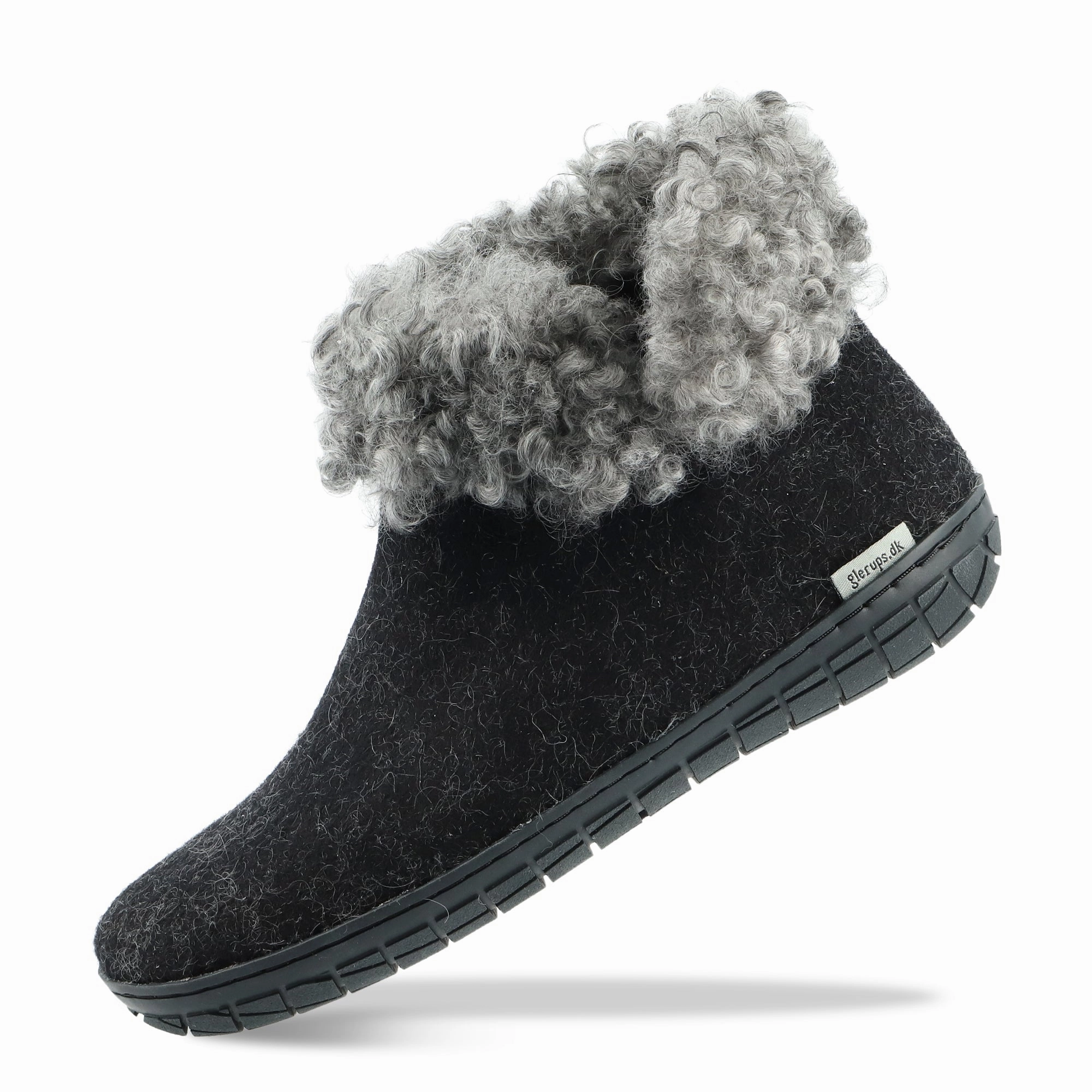 Boot with wool shaft - Limited edition - Charcoal