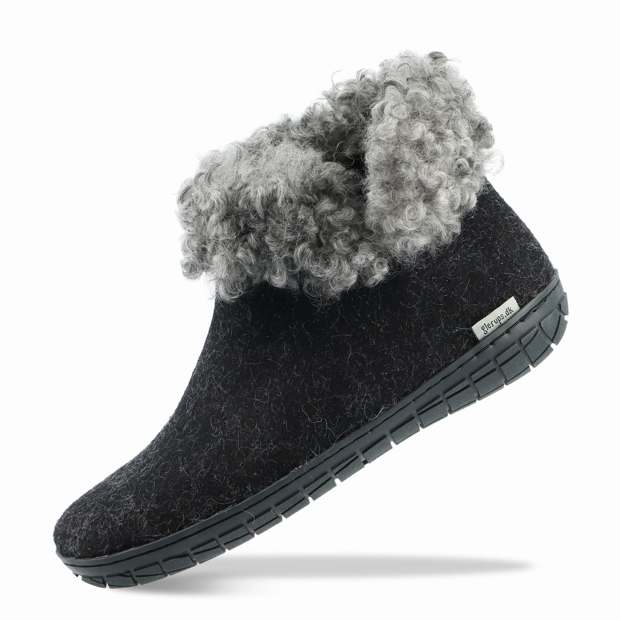 Boot with wool shaft - Limited edition - Charcoal