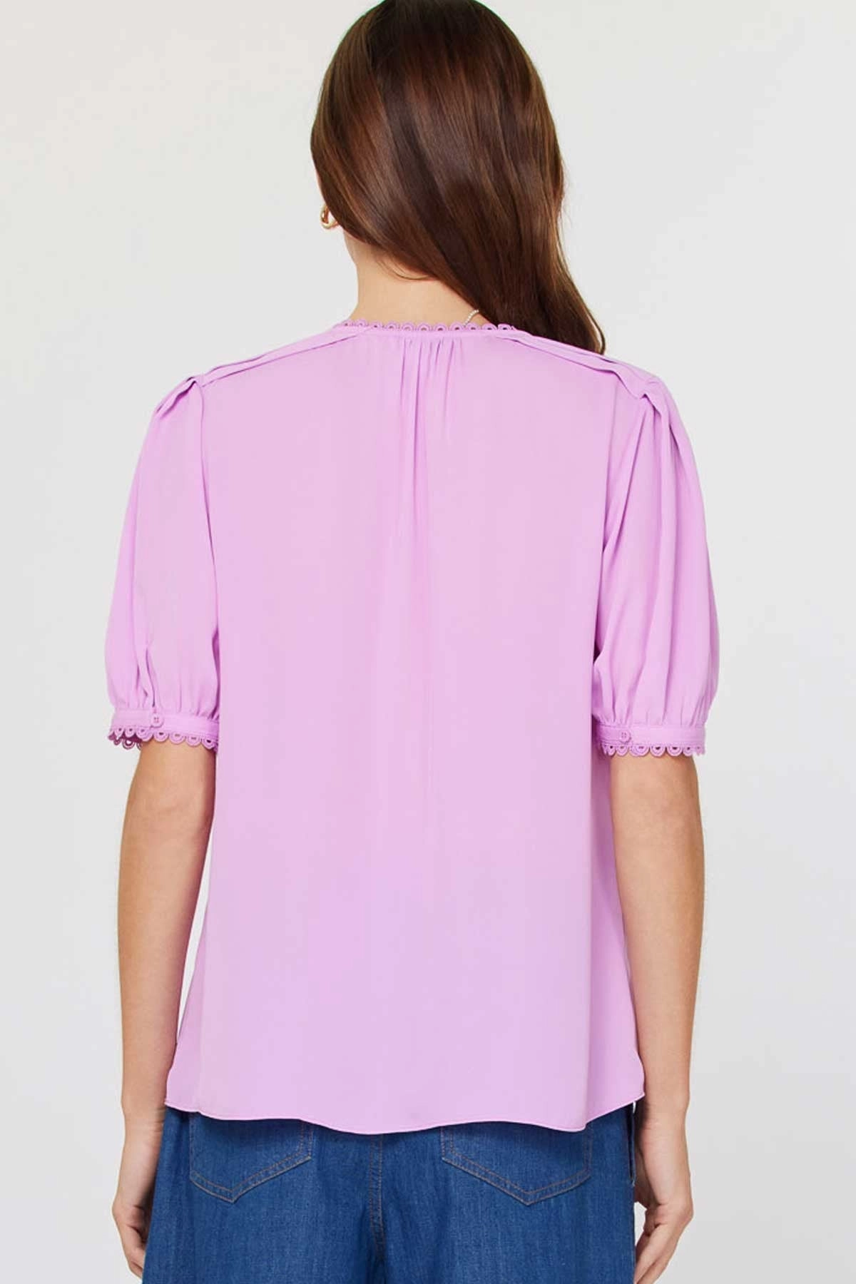 Friction Reducing Finish Stretch Fit Engineering Taking It All In Purple Top