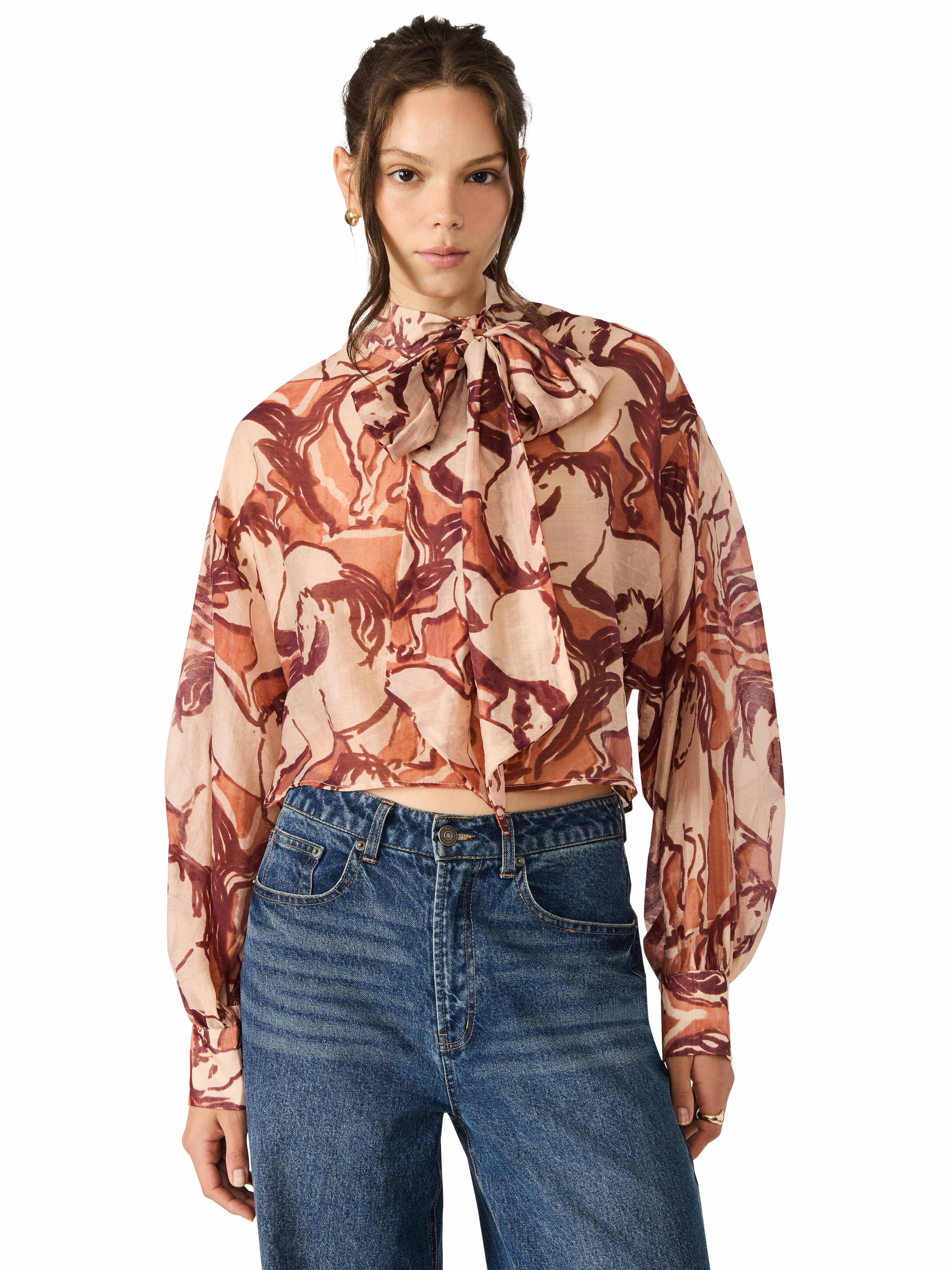 Wear Resistant Edge Sutton Top in Sorrel Horse