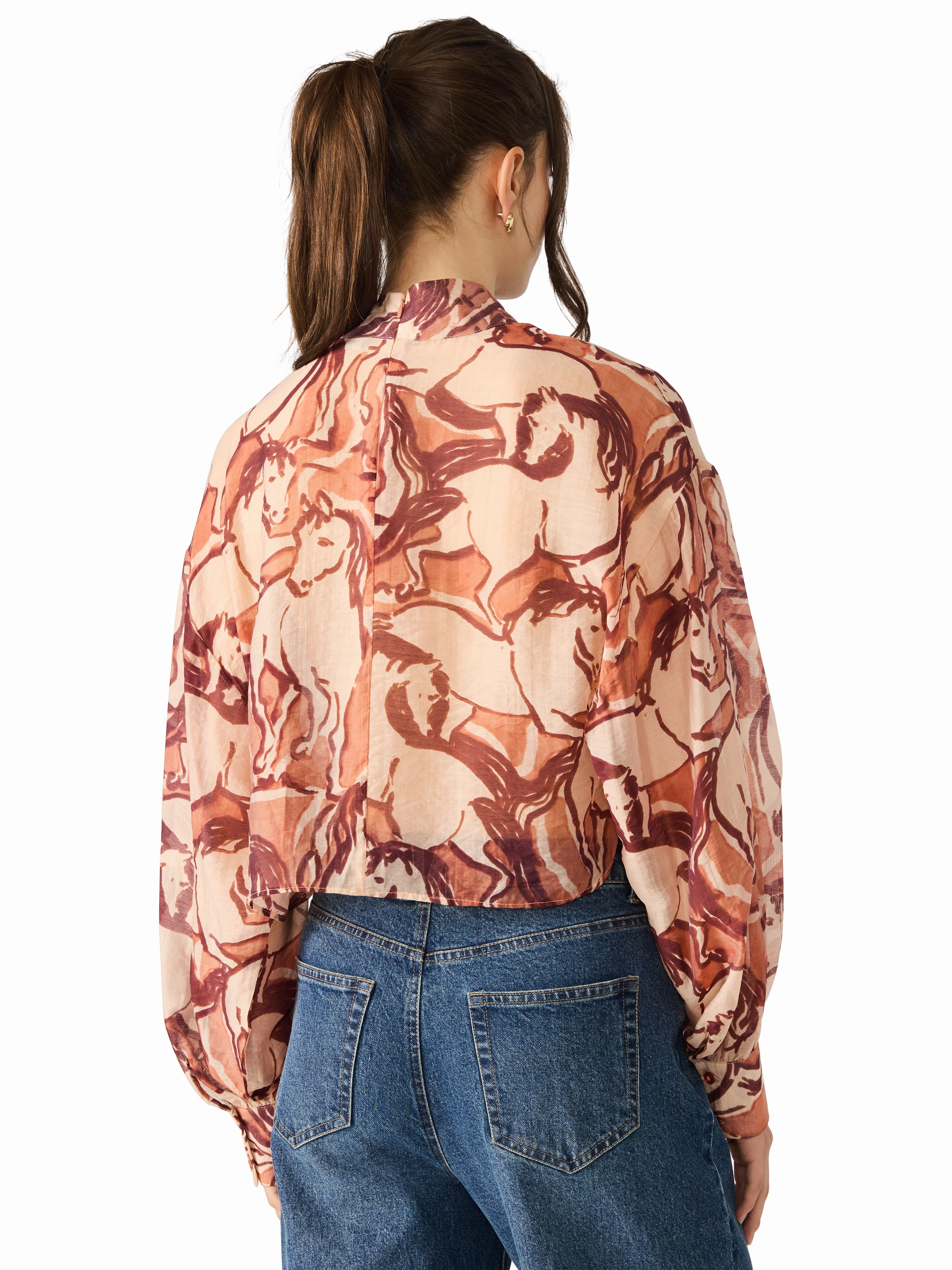 NonIrritating Seams Sutton Top in Sorrel Horse