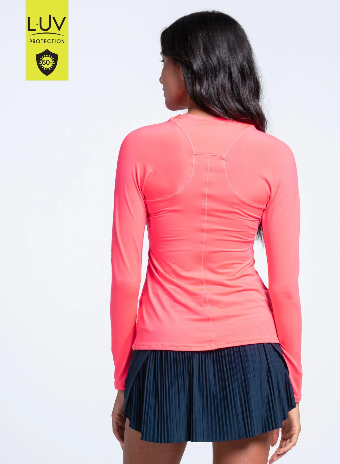 Non Restrictive Armhole Cut Breeze Long Sleeve Crew