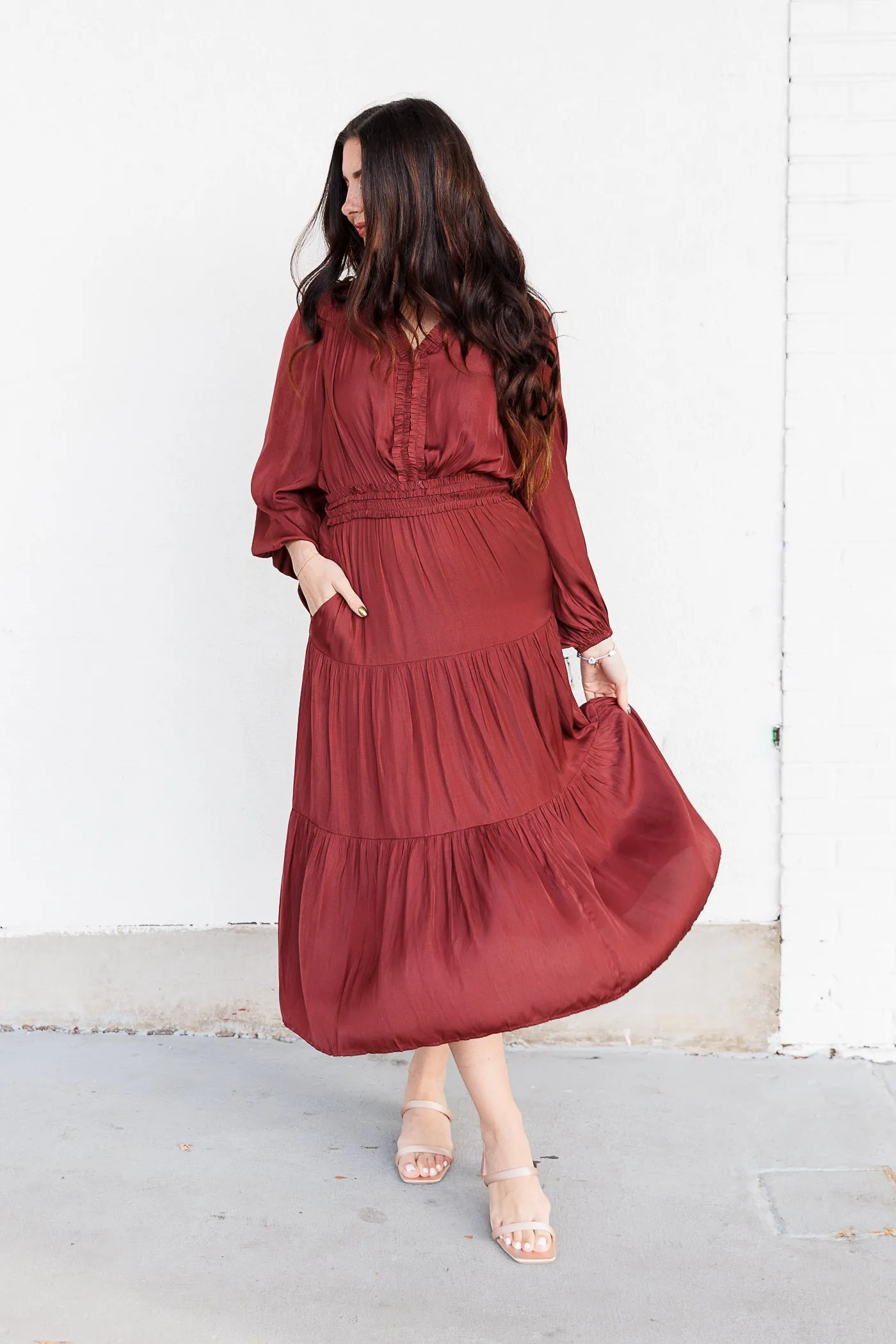 Chic Comfort Look BRITTANY MIDI DRESS