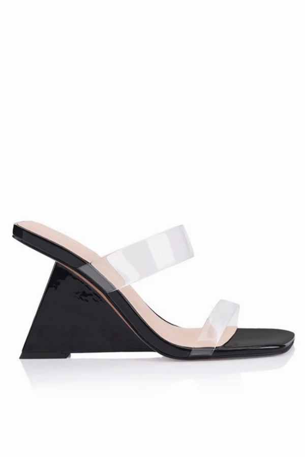 Smooth Wear Brooke Wedge Black Patent
