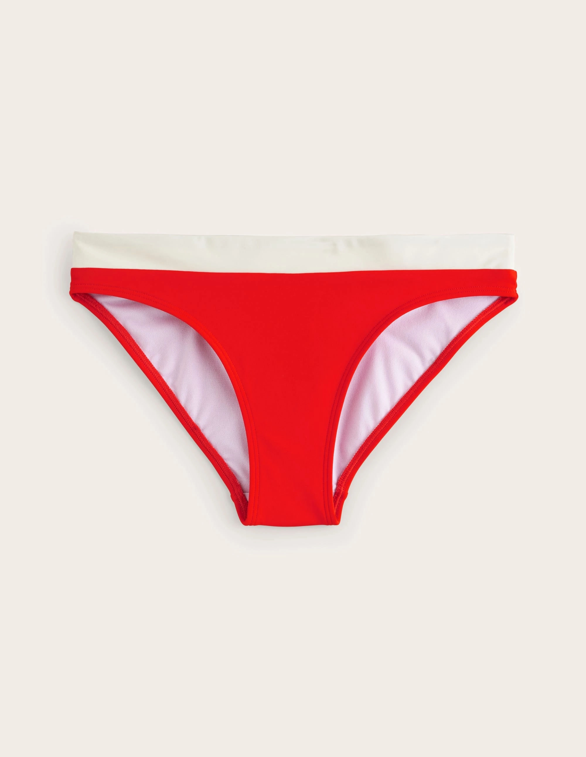 Ithaca Panel Bikini Bottoms-Orange Colourblock Tagless Design