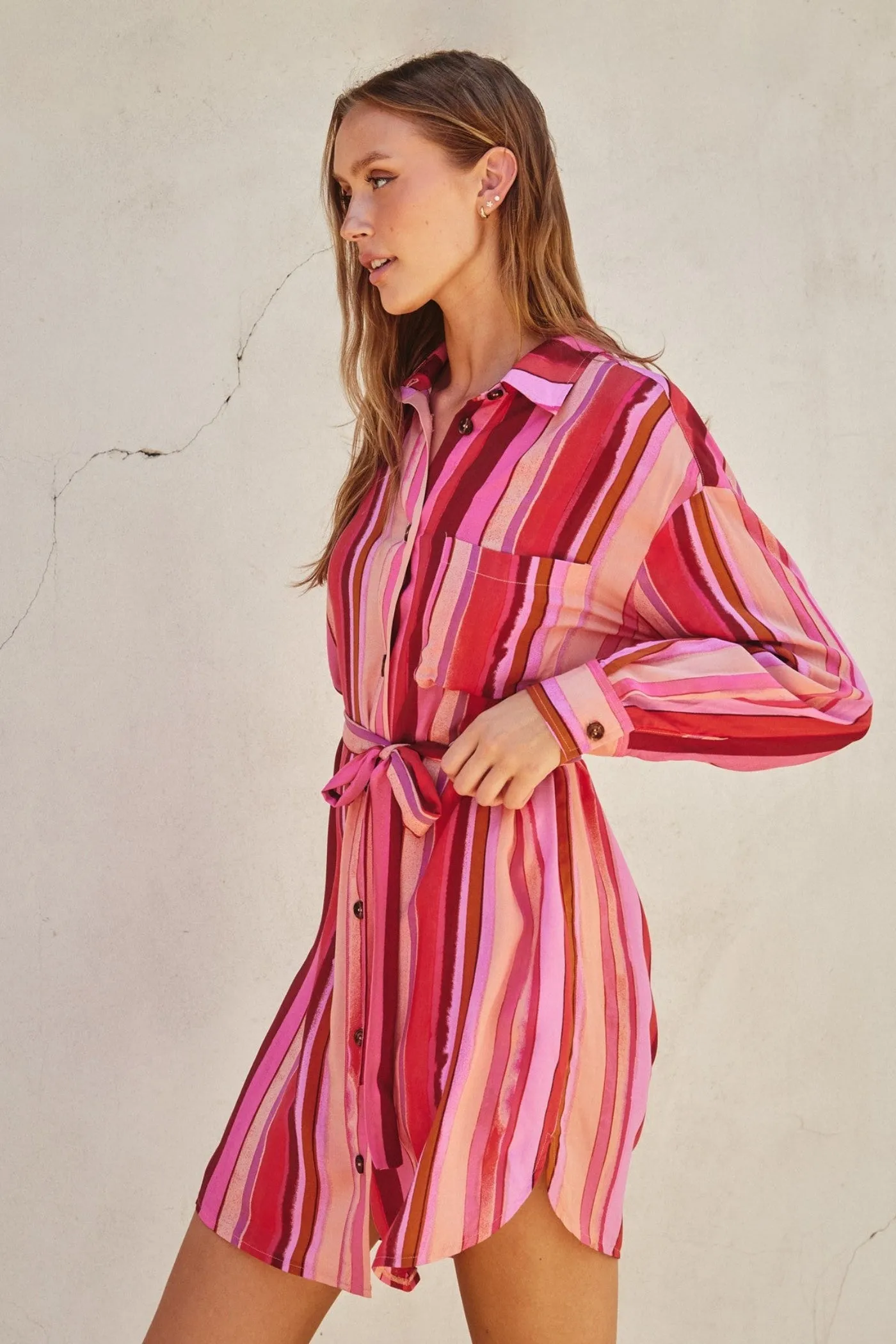 CAMILA RELAXED MINI SHIRT DRESS All Day Look