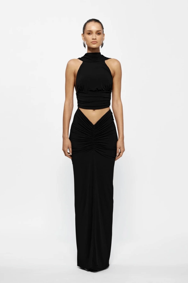 Chic Ensemble EcoFriendlyDye Cassidy Top Black