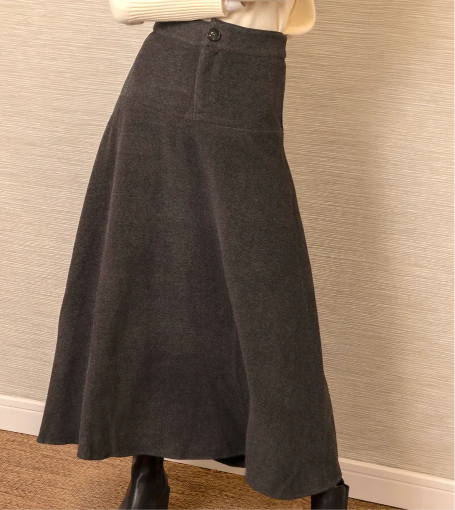 Body Movement Yves Aline Maxi | Charcoal Gray