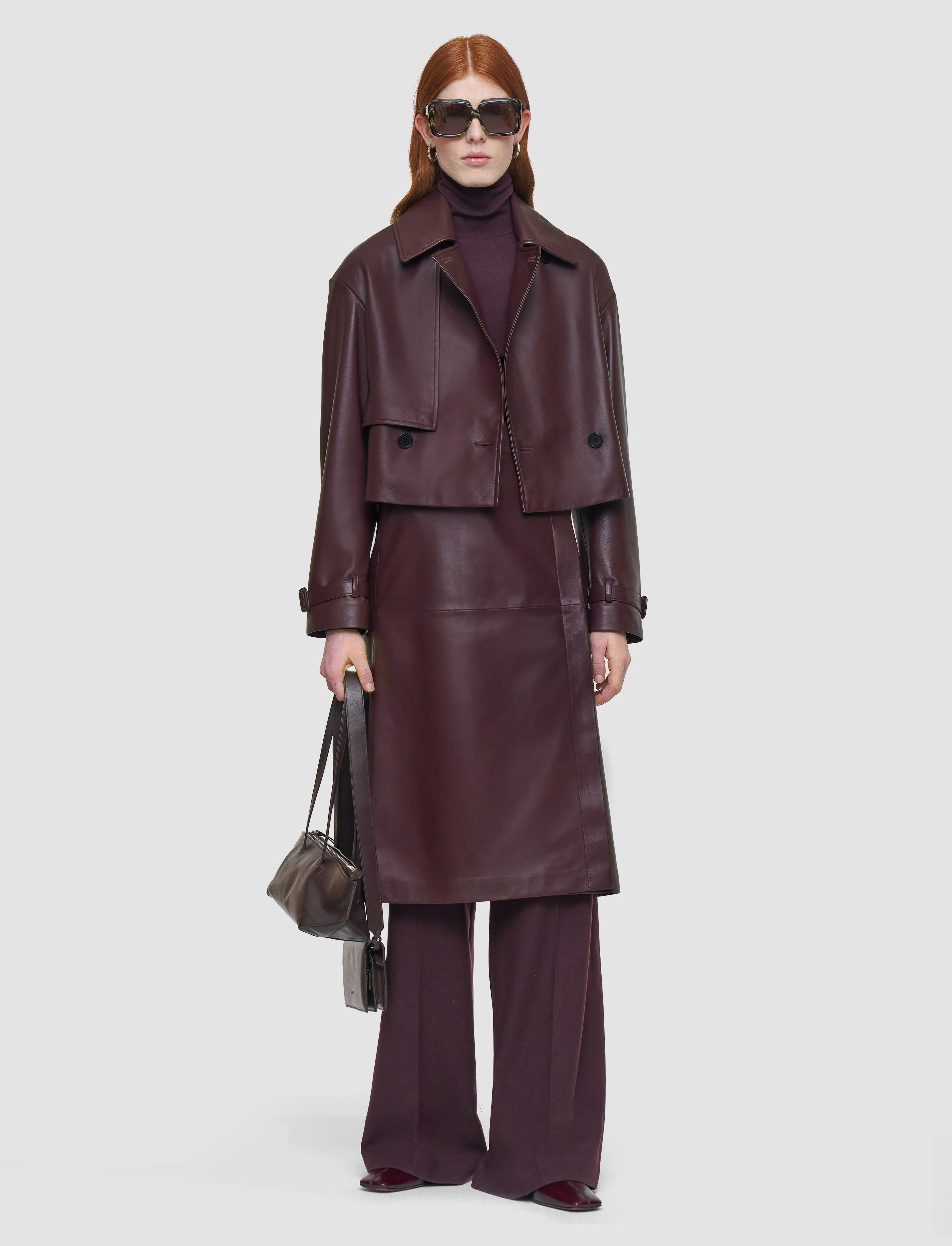 Blaise Nappa Leather Jacket Snow Adventure Slim Profile